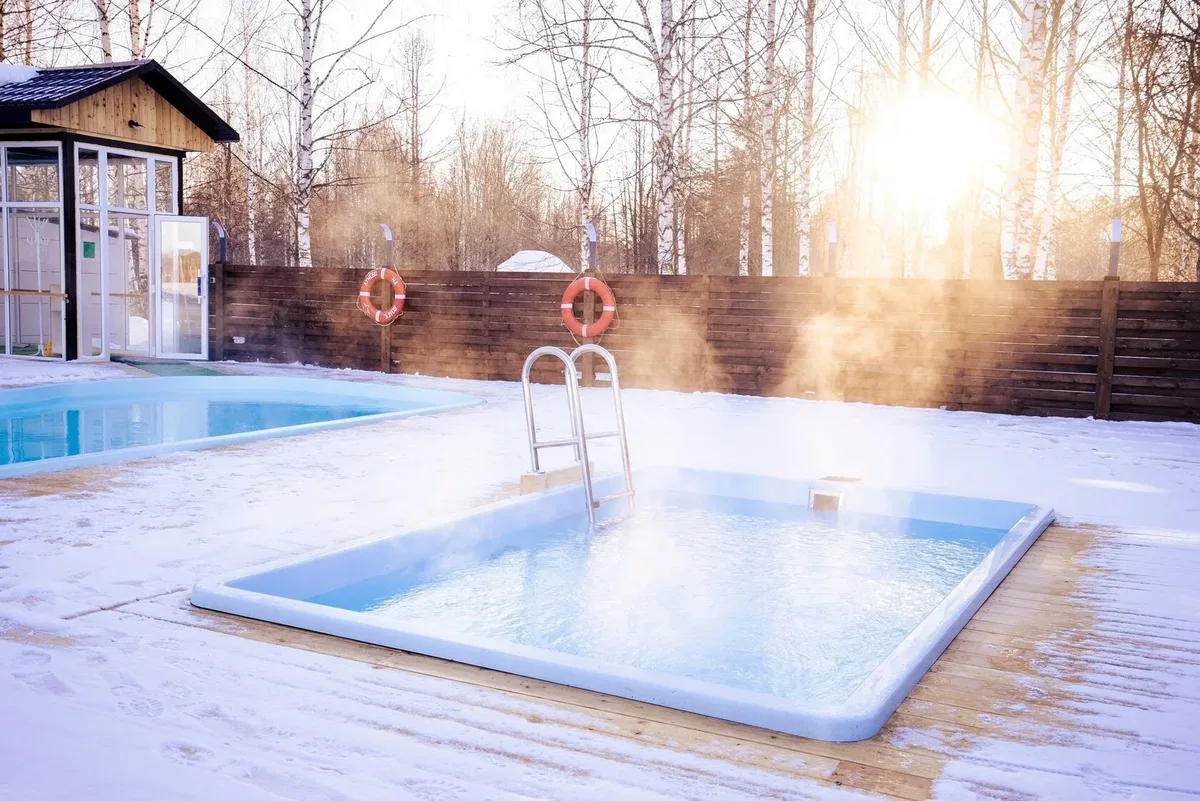 Композитный бассейн Laguna 4 — установка в Железногорске